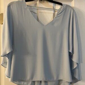 BCBG MAXAZRIA Light Blue Blouse, Size XXS